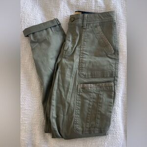 Democracy brand safari cargo pants in army green